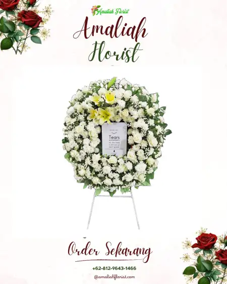 Krans Bunga Duka Rakit